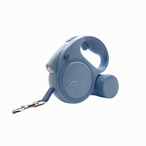 Laisse rétractable pour chien Peite Home avec lampe de poche et porte-sac à déjections, bleue, 5 m - Product Image 3
