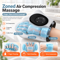 Masseur de main à compression d'air, masseur de doigts et de jointures, appareil de massage de la paume pour la relaxation musculaire et le soulagement de la douleur
