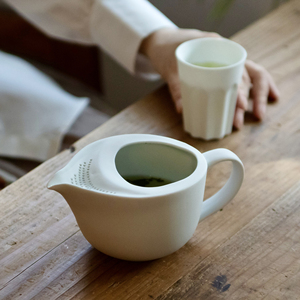 380ml Business Gifts Elegant Matte White Finish Traditional <b>Camping</b> <b>Kitchen</b> Tea Pot For Cafe - Product Image 1