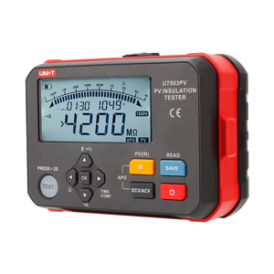 Medidor de Resistencia de Aislamiento Fotovoltaico UNI-T UT503PV Original con Función de Medición de Resistencia de Aislamiento en Vivo - Product Image 2