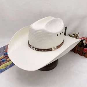 Hot Sale Panama <b>Hat</b> Sun Protection Western Sombreros Paper Cowboy <b>Straw</b> Outdoor <b>Hat</b> - Product Image 2