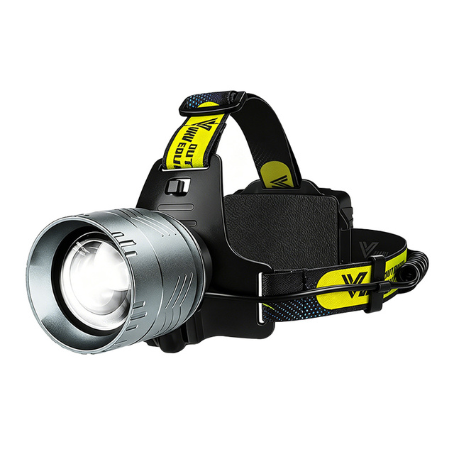 OEM Custom USB C Rechargeable Headlamp 7500mAh Zoomable 3 Modes 18650 Lithium Battery Portable Waterproof for Running Camping