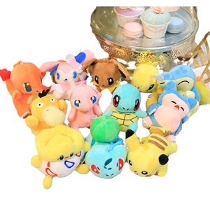 Porte-clés en peluche super doux, dessin animé, différents Pokémon, peluches kawaii, personnalisées pour enfants - Product Image 5