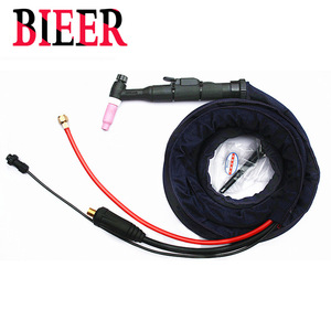 Bid TIG Welding Torch WP26 Angled Head 3M Cable Electric Ignition For Welding - Product Image 1