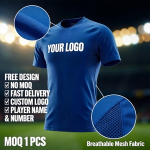 <span class=keywords><strong>Maillot</strong></span> de football personnalisé OEM ODM, tenue d'équipe, uniforme de <span class=keywords><strong>sport</strong></span> à séchage rapide, <span class=keywords><strong>maillot</strong></span> de football avec logo personnalisé - Product Image 1