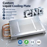 Plaque de refroidissement liquide en aluminium haute performance OEM ODM pour l'électronique de puissance IGBT et le refroidissement des serveurs de centre de données