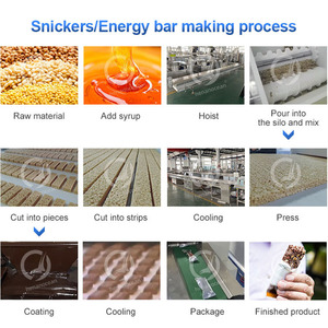 Machine de fabrication de snack-bar au caramel OCEAN automatique Machine de fabrication de barres énergétiques au chocolat de petite capacité - Product Image 3