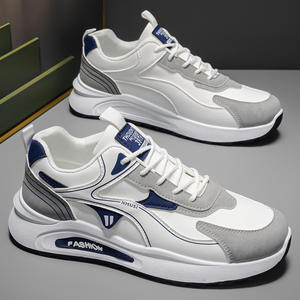 Chaussures de course décontractées pour hommes, respirantes, tendance, polyvalentes, à semelle épaisse, antidérapantes, nouvelle collection printemps - Product Image 2