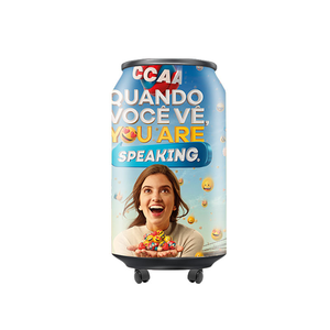 Pantalla LED Flexible HD P1.8 con Forma de Lata/Botella de Cerveza Personalizada con Refrigerador Integrado para Centros Comerciales, Bares y Discotecas - Product Image 3