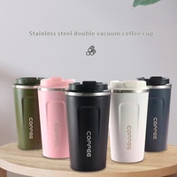 Tasse à café à affichage intelligent de la température Tasse de voyage isolée sous vide en acier inoxydable 304 Tasse thermos à double paroi