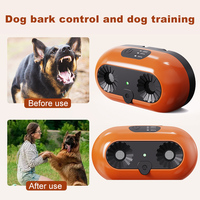 Dispositivo de entrenamiento sónico LED recargable por USB, el más vendido, antiladridos, no irritante, ULTRASÓNICO, para disuadir ladridos de perros, hecho de plástico