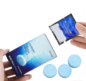 Accessoires de voiture Nettoyeur de drain Tablette effervescente <span class=keywords><strong>Verre</strong></span> solide <span class=keywords><strong>Eau</strong></span> Concentré Liquide de nettoyage Nettoyeur <span class=keywords><strong>d</strong></span>'essuie-glace - Product Image 5