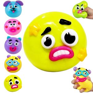 Nouveauté transfrontalière Smushers Squishy Fun Chien à visages interchangeables en PU, jouet à presser à récupération lente, anti-stress DIY, à partir de 14 ans - Product Image 1