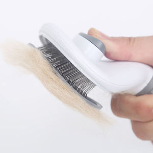 Spazzola per <span class=keywords><strong>Gatti</strong></span> Rimuovi Peli, Pettine Antiscivolo per la Rimozione dei Peli di Animali Domestici, Spazzola per la Toelettatura in Acciaio Inossidabile, Pettini e Spazzole per Cani, <span class=keywords><strong>Accessori</strong></span> per <span class=keywords><strong>Gatti</strong></span> - Product Image 3