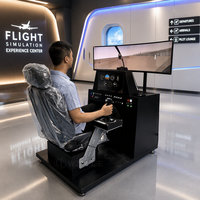 Simulateur de pilotage d'avion électrique à basse altitude, de niveau scientifique populaire, avec dimensions 1250x1180x1500