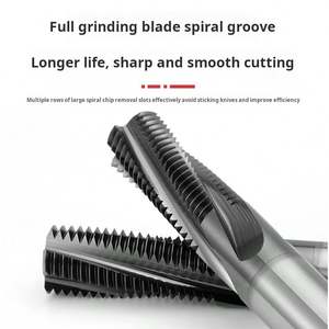 Fraise à queue en carbure HRC65 à 4 cannelures, à filetage complet, nano-revêtement, personnalisable en usine, pour usinage CNC, outils de fraisage en alliage dur, OEM - Product Image 2