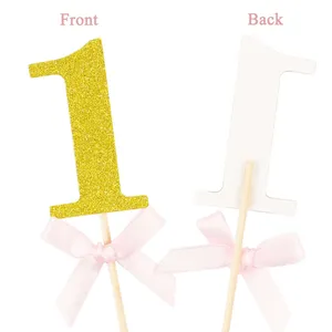 <span class=keywords><strong>D</strong></span>écorations de Cupcake en papier pailleté pour bébé fille et garçon <span class=keywords><strong>D</strong></span>écorations de fête pour le 1er <span class=keywords><strong>anniversaire</strong></span> <span class=keywords><strong>D</strong></span>écorations de gâteau de Noël pour <span class=keywords><strong>mon</strong></span> enfant <span class=keywords><strong>d</strong></span>'un an - Product Image 5