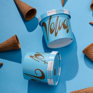 Kem dùng một lần ly có nắp đậy 16 oz giấy đông lạnh món tráng miệng Kem <span class=keywords><strong>container</strong></span> cup với nắp <span class=keywords><strong>Ice</strong></span> <span class=keywords><strong>Cream</strong></span> bao bì - Product Image 2