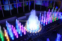 Soluciones Totales, Diseño Personalizado Gratuito, Fuentes de Agua Danzantes Interiores Grandes de Acero Inoxidable con Luces RGB DMX 512