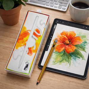 Intelligenter Aktiver Bildschirm mit Schräg-Anti-Fehlberührungsschutz, Achteckige Form, 2-in-1 Magnetischer Stylus-Stift mit Neigungswinkelerkennung und Austauschbarem Spitzen - Product Image 3