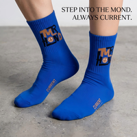 Chaussettes de sport longues de compression pour équipes, personnalisables avec logo, pour le basketball, le streetwear et le skate, avec coussinets d'élite