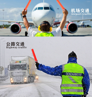 Bâton lumineux de signalisation routière LED étanche de haute qualité pour aéroport