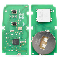 Télécommande universelle professionnelle à 2 boutons ZB35-2, clé de proximité vierge non programmée pour système d'entrée sans clé automobile