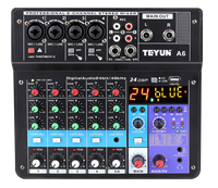 Nouveau Design soundcraft ui24r Console de mixage Audio 6 canaux pour interface audio usb en gros PC carte son interface audio APP