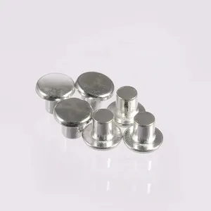 High Precision Suitable For Integrated Circuit Switches Pure Silver Contact Rivet