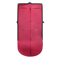 Bolsa de Embalaje para Ropa Plegable, Resistente al Polvo, con Logotipo Personalizado, de Alta Calidad, Negra, de Tela No Tejida