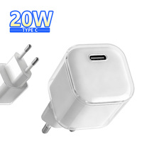 Fabrikpreis 20W EU-Stecker PD 3.0 Schnellladegerät USB Typ-C Anschluss OTP-Schutz Wandadapter für Laptops & Mobiltelefone