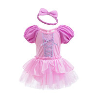 Robe tutu de ballet pour filles, costume de danse pour enfants pour les spectacles sur scène et la pratique quotidienne, costume de princesse Elsa pour Halloween en coton