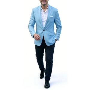 <span class=keywords><strong>Blazer</strong></span> <span class=keywords><strong>Homme</strong></span> Slim Fit à un Bouton – Veste Décontractée Tendance Sehe Fashion - Product Image 2