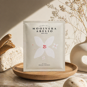 Masque en tissu végétalien Mooivera Abelio en gros, prêt à être expédié, cosmétiques coréens B2B, livraison immédiate - Product Image 1