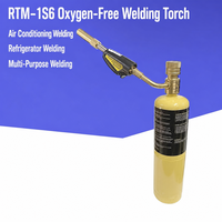 Torche de soudage sans oxygène RTM-1S6, allumage électronique, sans tuyau, flamme réglable pour la plomberie HVAC