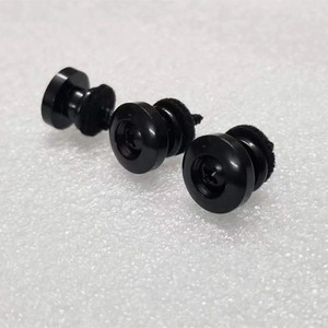 Correa de <span class=keywords><strong>guitarra</strong></span> negra Hebilla de correa de pasador de cierre 14x10mm - Product Image 4