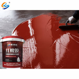 Revêtement d'étanchéité élastomère pour toiture Membrane en caoutchouc liquide rouge pour terrasse <span class=keywords><strong>Garage</strong></span> Sous-sol Application Scellant pour béton - Product Image 2