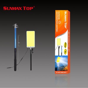 Sunmax Top Outdoor LED Camping <b>Light</b> 500Lm 3M Extendable <b>Pole</b> Freestanding Lighting For Tent Fishing Night Market - Product Image 1