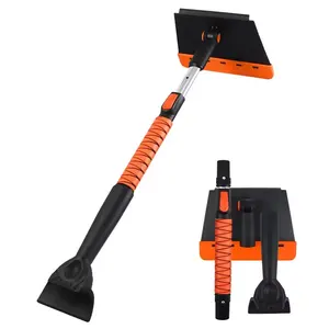 New design rotatable snow removal shovels kit for snow with detachable ice scraper