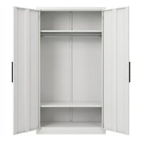 Armoire double porte en métal W600mm, prix usine, en acier laminé à froid, supporte OEM ODM