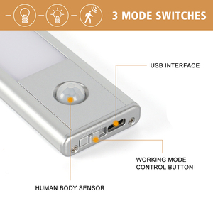 Éclairage LED <span class=keywords><strong>sous</strong></span>-<span class=keywords><strong>meuble</strong></span> sans fil, alimenté par batterie, durée de vie 30000H, conforme ROHS - Product Image 6