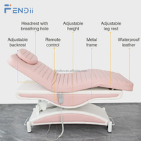 Lit électrique rose de luxe de cils de table de massage professionnel pour le salon