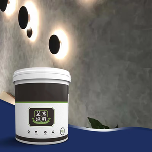 Qihang <b>Scratch</b> Resistant Emulsion Art Wall Paint Liquid Coating with Luxury Suede Texture for Hotels and Showrooms - Product Image 4
