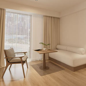 Juego de Muebles Modernos para Dormitorio de Hotel Cinco Estrellas, Panel de Madera Sólida, Personalizado por Fábrica Directa para Sala de Estar y Dormitorio - Product Image 2