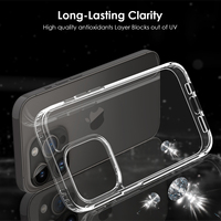 Nouveaux étuis de téléphone tendance couverture antichoc à quatre coins pour iPhone 14 Pro Max