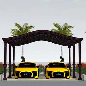 Weleadalu Cantilever Aluminium Carport Outdoor Alloy Metal Frame Sail Garage Canopy Shelter System - Product Image 2