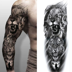 Nuevo diseño de gran tamaño de brazo completo tatuaje permanente temporal pegatina <span class=keywords><strong>para</strong></span> hombre manga <span class=keywords><strong>tatuajes</strong></span> - Product Image 1