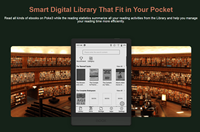BOOX Poke3 6 İnç E-kitap Okuyucu Android 10.0, Google Play Store'dan indirilen 3. taraf uygulamalarından E-kitapları okumanın keyfini çıkarın