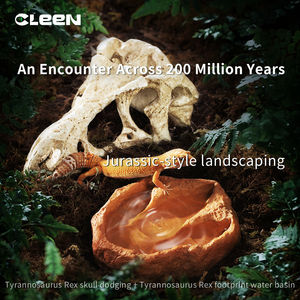 CLEEN Venta al por mayor <span class=keywords><strong>de</strong></span> fábrica: Adorno <span class=keywords><strong>de</strong></span> cráneo <span class=keywords><strong>de</strong></span> dinosaurio <span class=keywords><strong>de</strong></span> resina, decoración realista para terrario, escondite <span class=keywords><strong>de</strong></span> <span class=keywords><strong>esqueleto</strong></span> <span class=keywords><strong>de</strong></span> T-Rex para lagartos y serpientes - Product Image 5