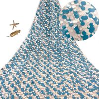 Tissu brocart direct usine 100% polyester résistant à l'abrasion respirant brodé géométrique abstrait 2 couleurs mariage